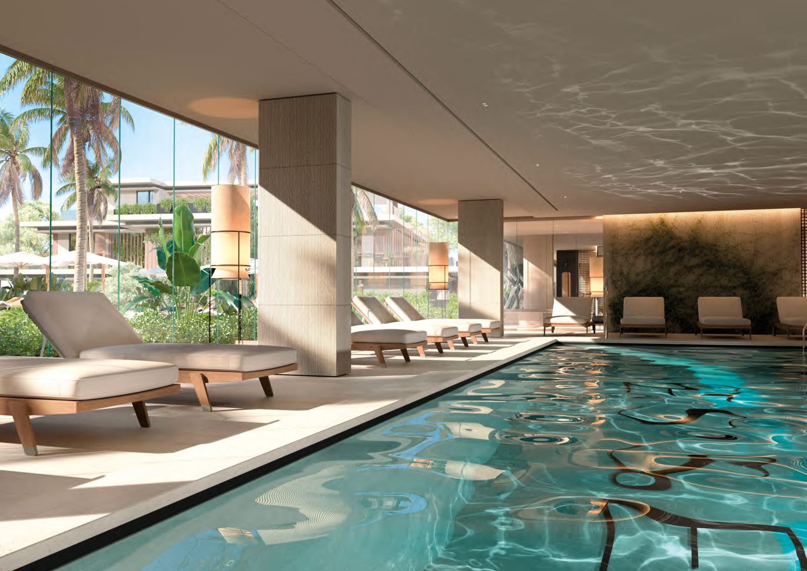 Heated indoor pool